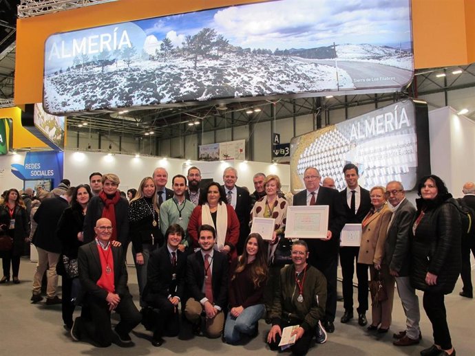 Entrega de los 'Soles de oro' de Vera (Almería) en Fitur
