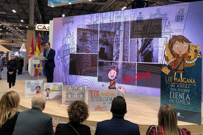 Fitur.- El personaje de cómic Leo Mangana se presenta en la feria para impulsar 