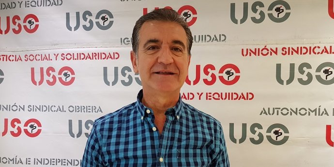 El coordinador general de USO-Andalucía, Jesús Postigo.