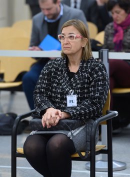 La exintendente de Mossos dEsquadra, Teresa Laplana, durante la primera jornada del juicio en el que se le acusa de sedición por los hechos ocurridos durante el 1-O, en la Audiencia Nacional, Madrid /España, a 20 de enero de 2020.