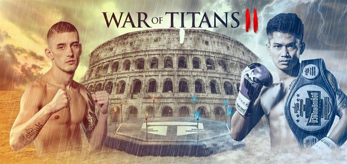Cartel de la segunda edición de War of Titans, la competición de lucha promovida por Titan Channel