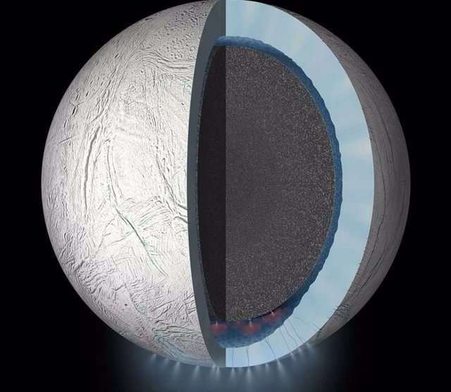La química del mar interno de Encélado insinúa condiciones habitables