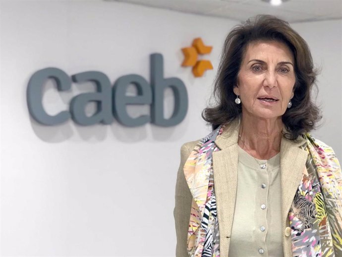 La presidenta de la CAEB, Carmen Planas.
