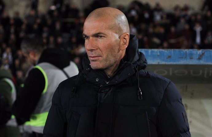 Zidane en el campo de Las Pistas