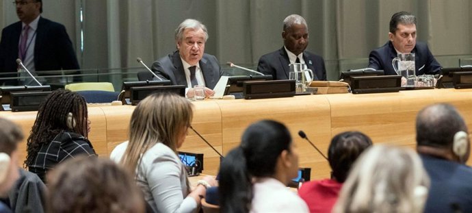El secretario general de la ONU, António Guterres, presenta sus prioridades para el año 2020.