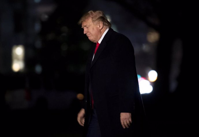 Donald Trump vuelve a la Casa Blanca tras acudir al Foro de Davos