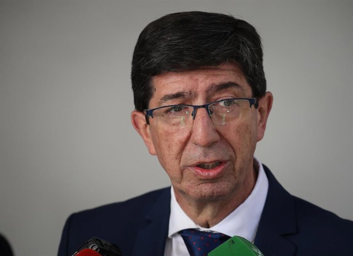 El vicepresidente de la Junta de Andalucía, Juan Marín, en una imagen de archivo