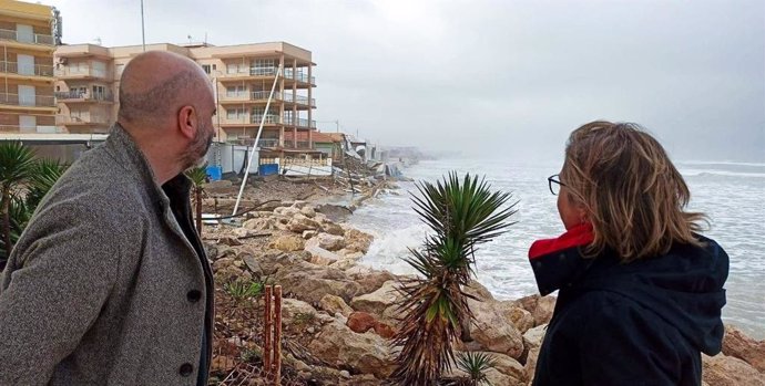 Jaume Monfort comprueba la debastación del temporal Gloria en la Marina Alta.