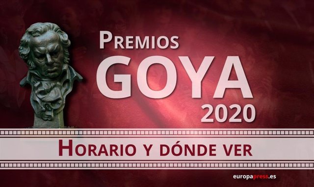 Horario y dónde ver la gala de los Goya 2020