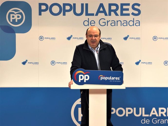 Sebastián Pérez en la sede del PP en una imagen de archivo