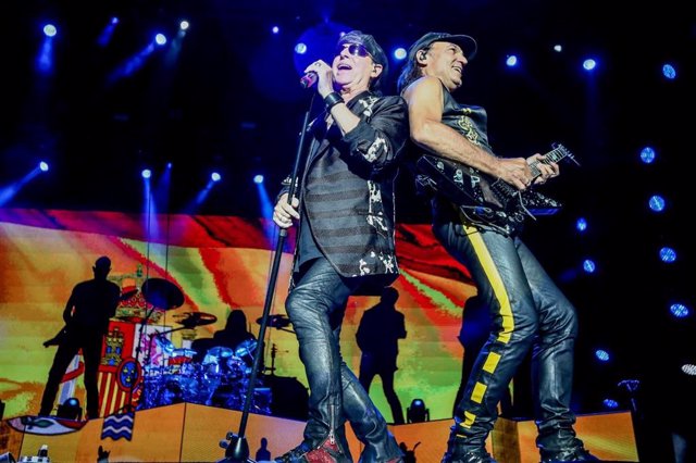 Klaus Meine y Matthias Jabs, de Scorpions, en el Download Festival de Madrid