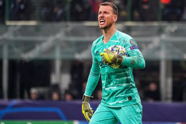 Neto of FC Barcelona during the UEFA Champions League, Group F football match between FC Internazionale and FC Barcelona on December 10, 2019 at Giuseppe Meazza stadium in Milan, Italy - Photo Morgese - Rossini / DPPI