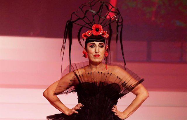 Rossy de Palma en el desfile de Jean Paul Gaultier