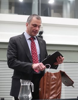 El portavoz de Vox en el Ayuntamiento de Madrid, Javier Ortega Smith.