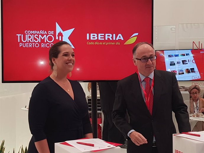 Iberia firma un acuerdo con la Compañía de Turismo de Puerto Rico en el marco de Fitur 2020