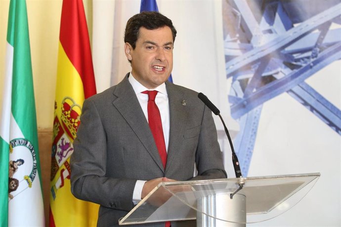 El presidente de la Junta, Juanma Moreno