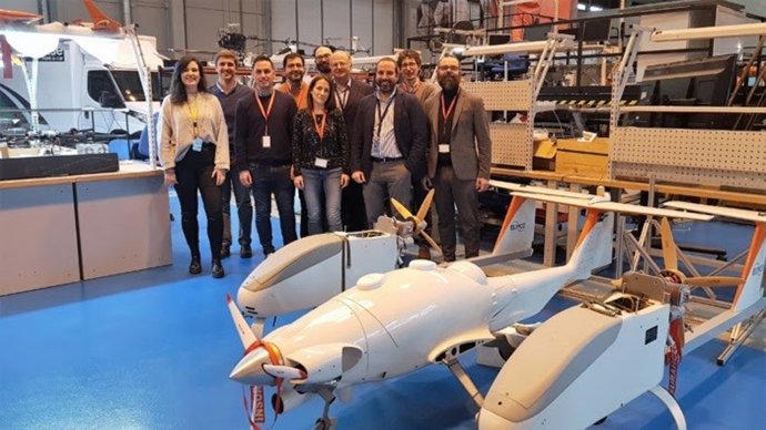 Reunión de lanzamiento del proyecto iMOV3D, en las instalaciones del CATEC.