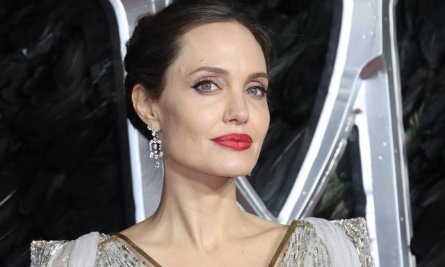 Angelina Jolie en la presentación de Maléfica: Maestra del Mal