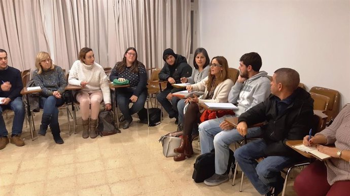 Reunión del Consell de Mallorca con entidades juveniles.