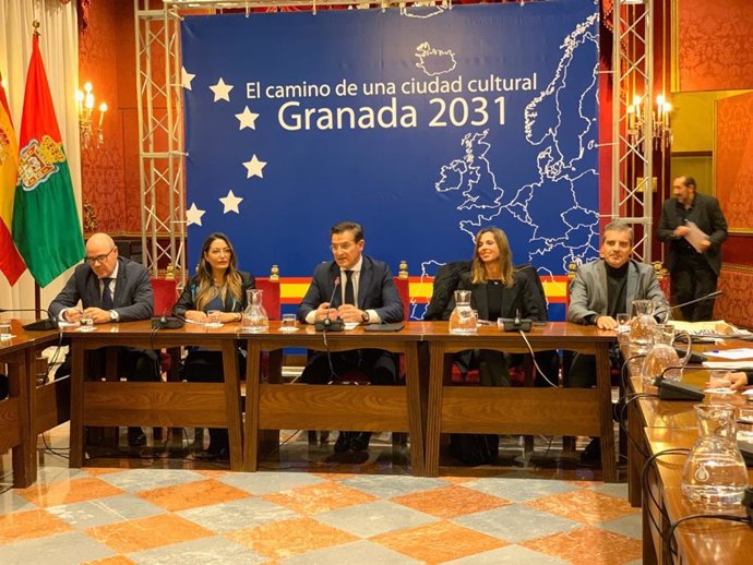 Comisión municipal en Granada para el proyecto de Capitalidad Europea de la Cultura 2031