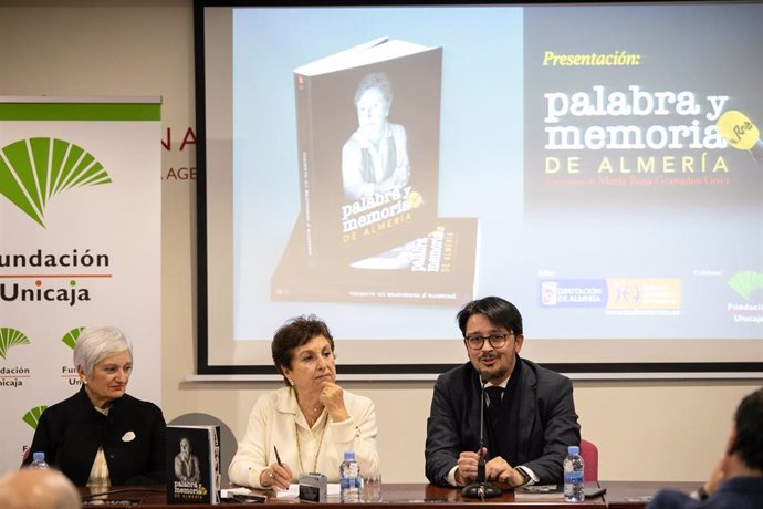 Acto de presentación de  'Palabra y memoria de Almería', un audiolibro de María Rosa Granados