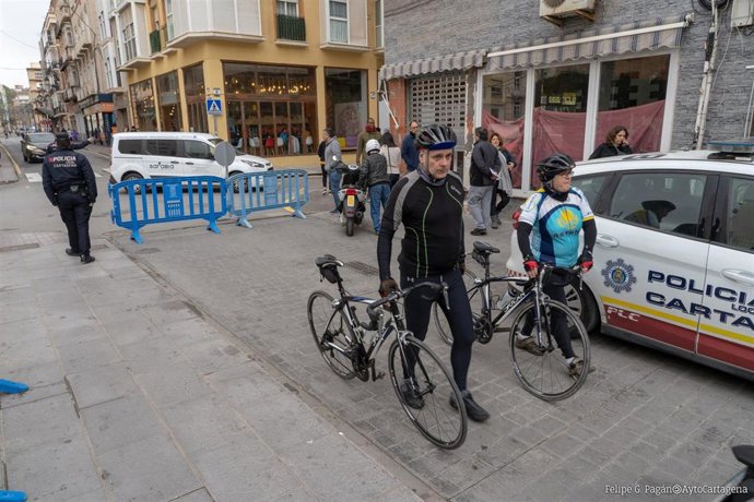 Cortes de tráfico en Cartagena por la contaminación
