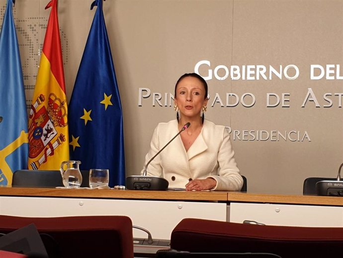 La consejera de Servicios Sociales y Bienestar del Principado, Melania Álvarez.