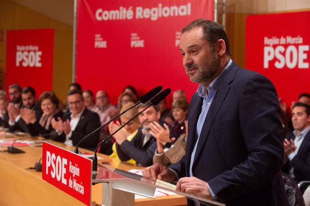El secretario de Organización del PSOE y ministro de Transportes, Movilidad y Agenda Urbana, José Luis Ábalos.