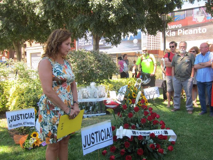 Homenatge de l'AVM3J a les víctimes per l'onze aniversari de l'accident