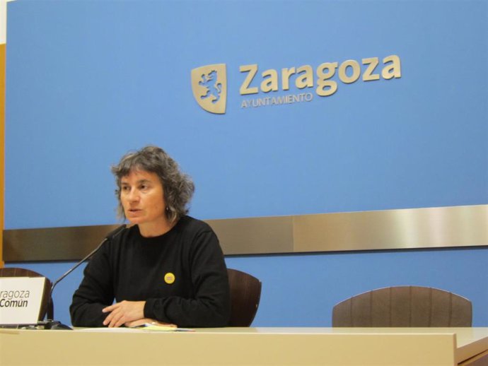 Luisa Broto, concejal de ZeC en el Ayuntamiento de Zaragoza.