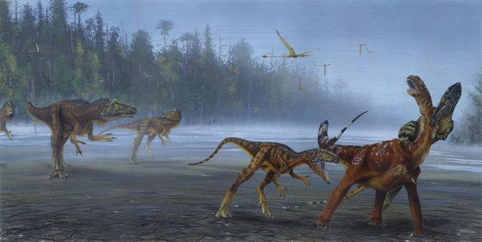 Nueva especie de dinosaurio carnívoro descubierto en Utah