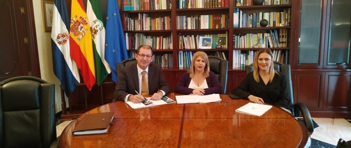 Reunión entre los alcaldes de El Cuervo y Jerez