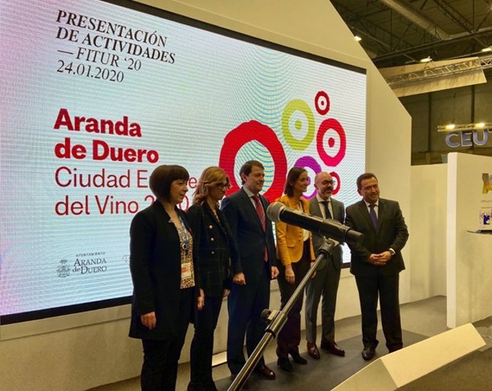 Fitur.- Aranda de Duero presenta en Fitur la 'Ciudad Europea del Vino 2020'
