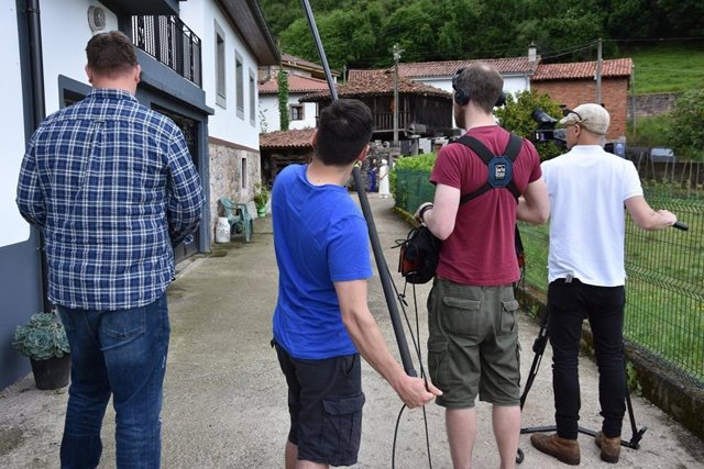 Grabación d'un programa de televisión.