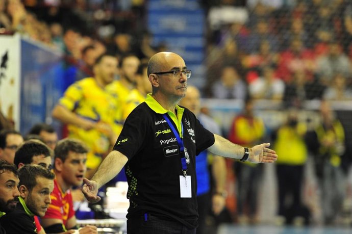 El seleccionador español de balonmano, Jordi Ribera