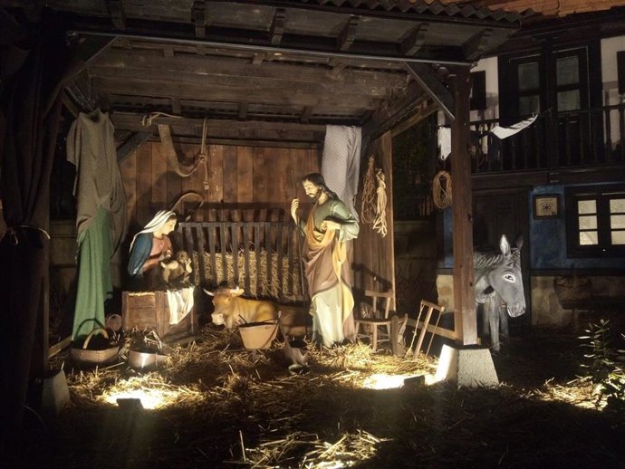 Belén en la Navidad de Oviedo
