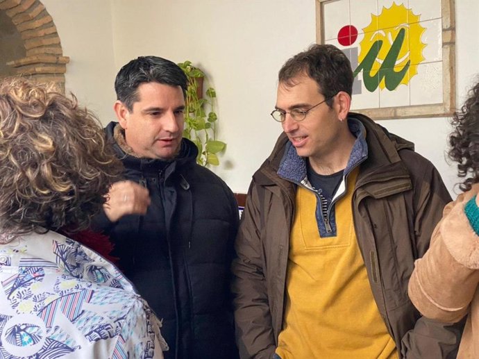 El coordinador general de IU Andalucía y portavoz de Adelante Andalucía, Toni Valero, este sábado