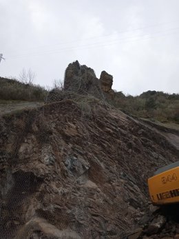 Este domingo se procederá a la apertura al tráfico de la LR-113, en la zona del desprendimiento, tras finalizar obras
