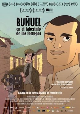Cartel de Buñuel en el laberinto d elas Tortugas