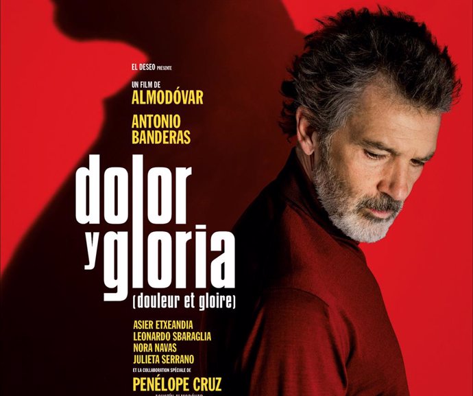 May 18, 2019 - Cannes, France. Poster of the movie. Photocall for movie Dolor y Gloria (Pain and Glory) directed by Pedro Almodovar. 72nd Cannes Film Festival. (Piero Oliosi/Contacto)