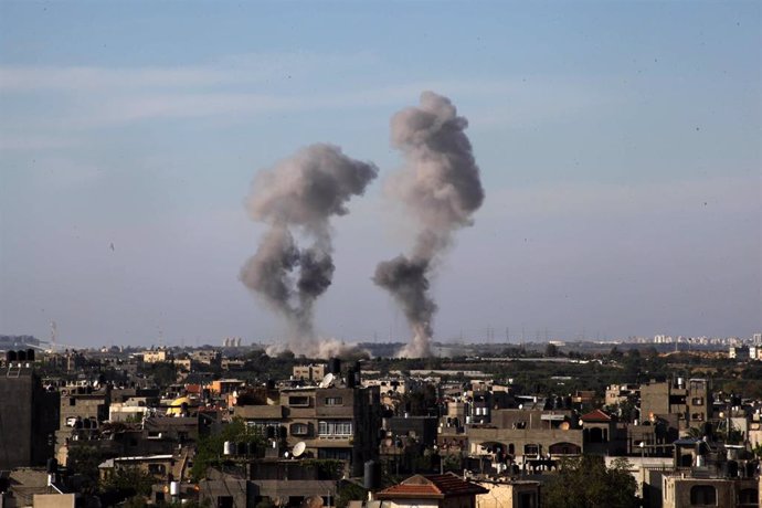 Imagen de enfrentamientos en la Franja de Gaza.