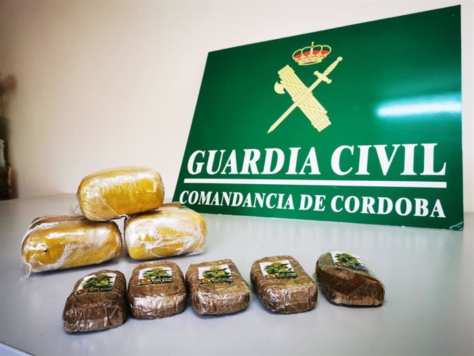 Droga intervenida en Córdoba
