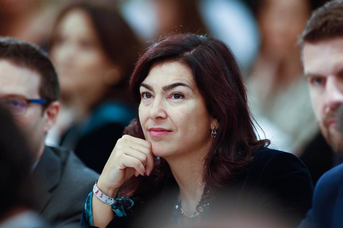 María José Rienda durante un acto como presidenta del CSD