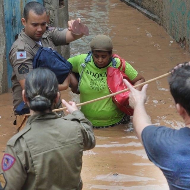 Inundaciones en Minas Gerais, Brasil