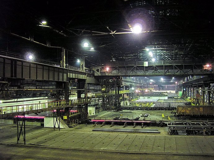 Imagen de archivo de una empresa metalúrgica