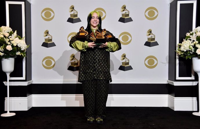 Cultura.- Billie Eilish arrasa en los Grammy, que premian a Rosalía y Alejandro 