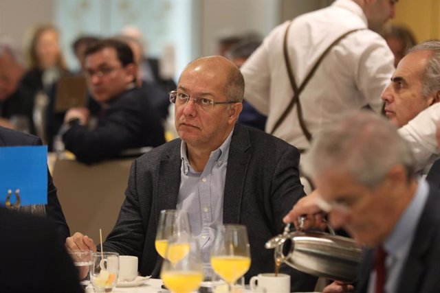 El vicepresidente de la Junta de Castilla y León, Francisco Igea, en un desayuno socio-sanitario de Europa Press.