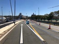 Dos detenidos en Huelva tras interceptar 1.740 kilos de hachís en una furgoneta en el puente del Odiel