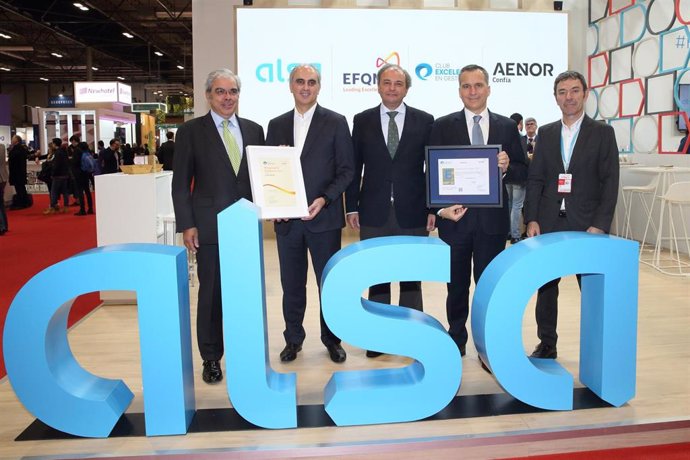 Alsa recibe el sello de Excelencia Europea EFQM 500+.