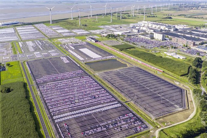 Una planta de Volkswagen en Emden (Alemania)